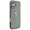 Karl Lagerfeld KLHMP16SHLSKIK iPhone16 6.1 czarny/black hardcase IML Metal Karl Head MagSafe